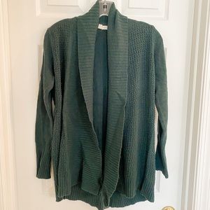 Anthropologie Forest Green Cardigan